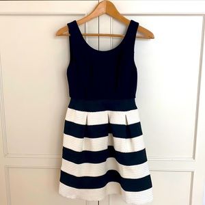 Lily Star cocktail/formal dress blk/cream